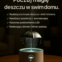 Fontanna z kroplami deszczu-RainAura™